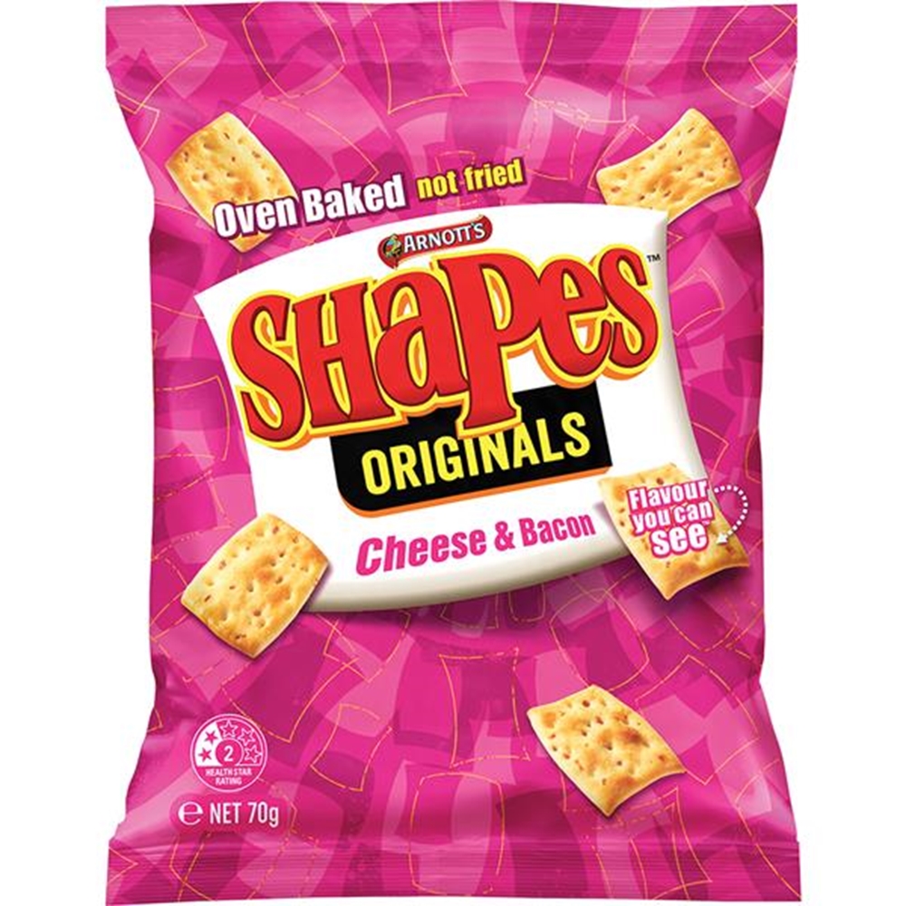Cheese And Bacon Shapes