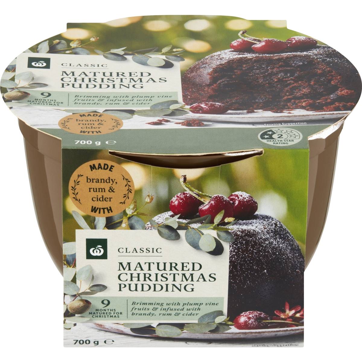 Woolworths Classic Matured Christmas Pudding