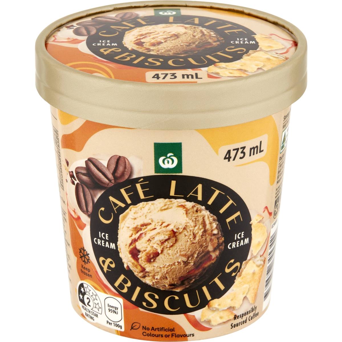 Cafe Latte & Biscuits Ice-cream