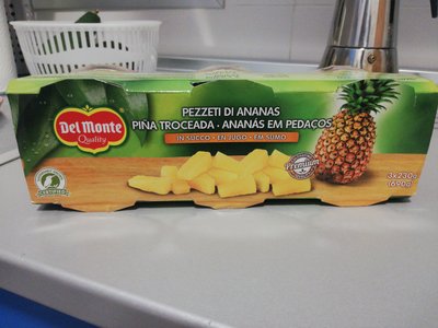 Piña troceada en su jugo Piña troceada en su jugo