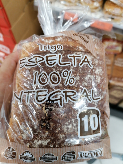 Pan de espelta 100% integral Pan de espelta 100% integral