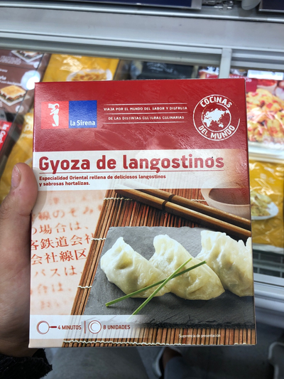 Gyoza de langostinos Gyoza de langostinos
