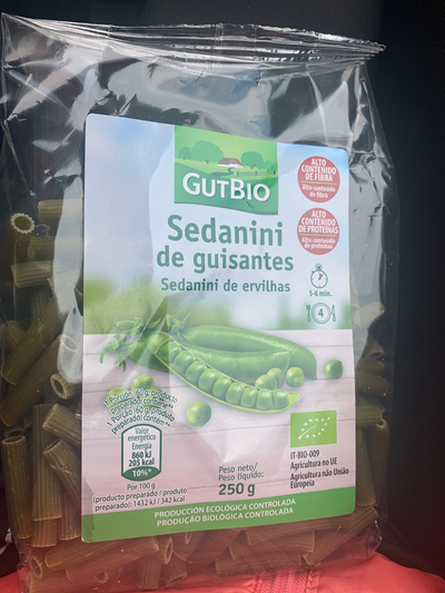 Sedanini de guisantes Sedanini de guisantes