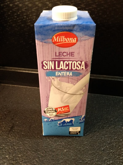 Leche sin lactosa entera Leche sin lactosa entera