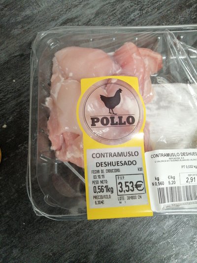 Contra muslo deshuesado Contra muslo deshuesado
