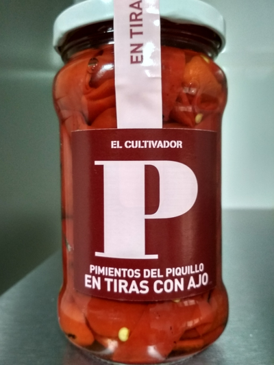 Pimientos del piquillo con ajo Pimientos del piquillo con ajo