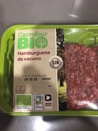 Hamburguesa vacuno Hamburguesa vacuno