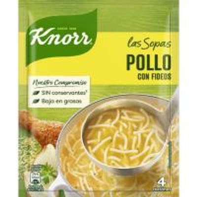 Sopa De Pollo Con Fideos Knorr, Sobre 63 G Sopa De Pollo Con Fideos Knorr, Sobre 63 G