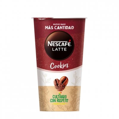 Café Latte Cookies Nescafé Sin Gluten 205 Ml. Café Latte Cookies Nescafé Sin Gluten 205 Ml.