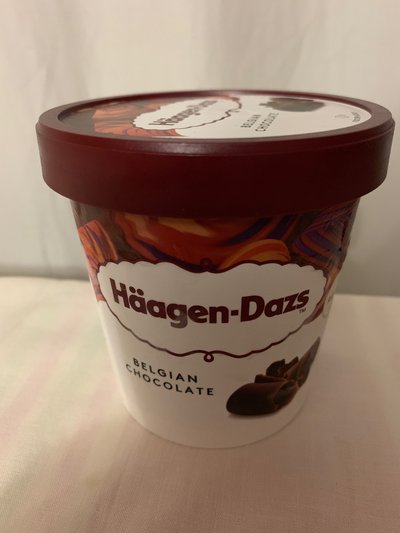 Helado de chocolate belga Helado de chocolate belga