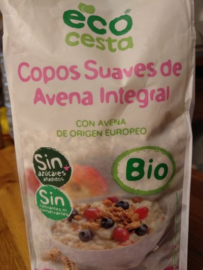 Copos suaves de avena integral