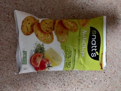 Natuchips tomate, queso y oregano. Natuchips tomate, queso y oregano.