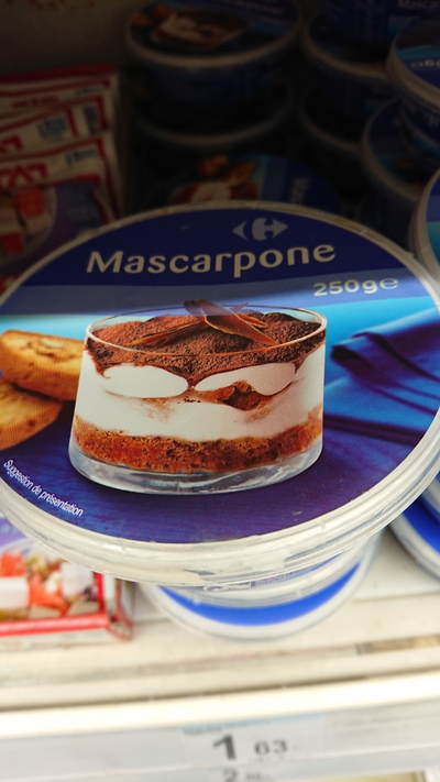 Queso mascarpone Queso mascarpone