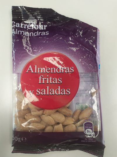 Almendras fritas saladas Almendras fritas saladas
