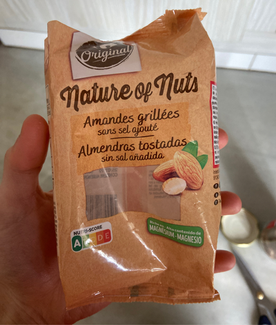 Almendras tostadas sin sal Almendras tostadas sin sal