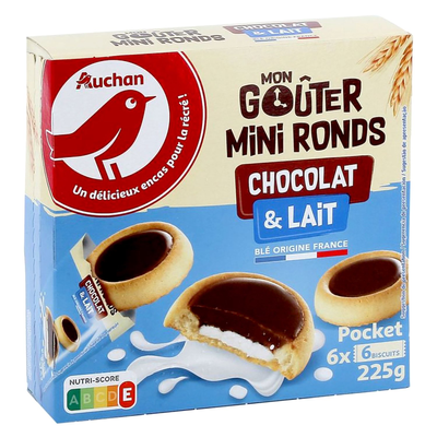 Mon Goûter Mini Rounds Chocolat & Lait Mon Goûter Mini Rounds Chocolat & Lait