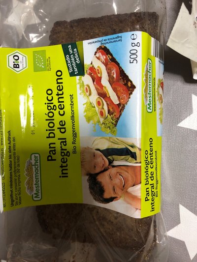 Pan biológico integral de centeno Pan biológico integral de centeno