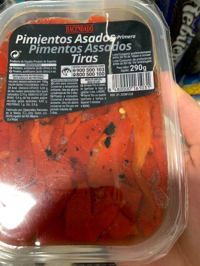 Pimientos asados