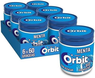 Chicle Sin Azúcar Con Edulcorantes Y Sabor A Menta Y Mentol Chicle Sin Azúcar Con Edulcorantes Y Sabor A Menta Y Mentol