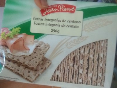 Tostas integrales de centeno Tostas integrales de centeno