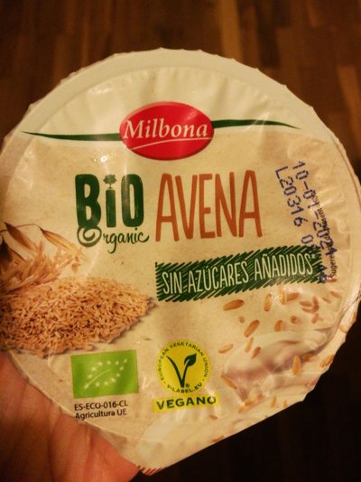 Yogur de avena Yogur de avena