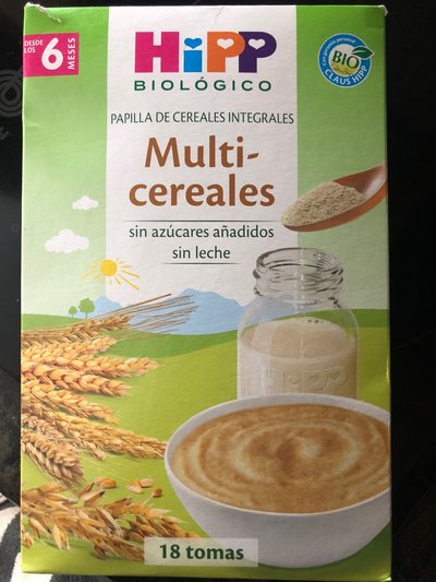 Papilla de cereales integrales