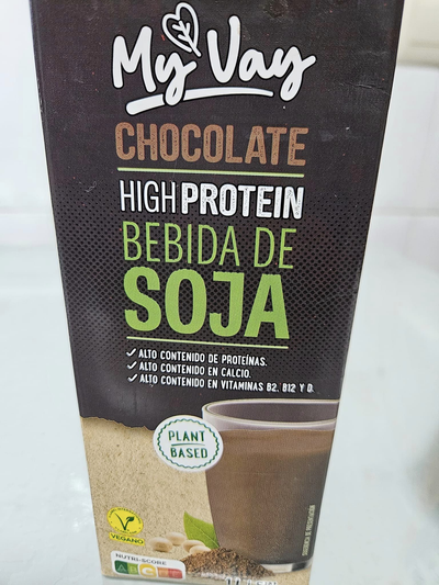Bebida de soja chocolate con proteína Bebida de soja chocolate con proteína
