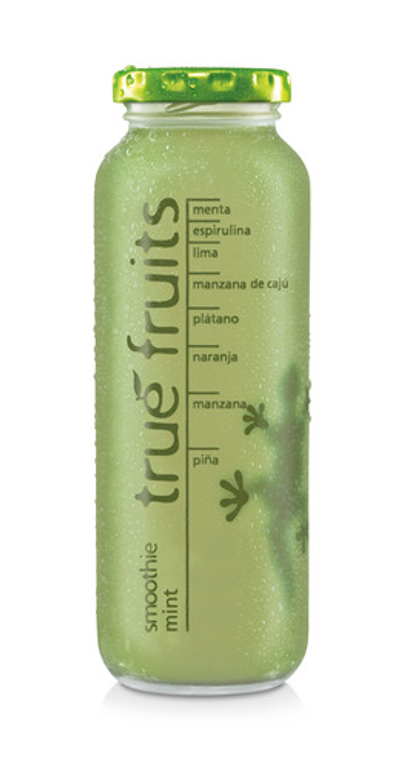 Smoothie Mint True Fruits Vidrio 250mL Smoothie Mint True Fruits Vidrio 250mL