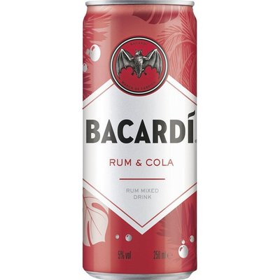 BACARDI Ron Con Cola En Lata BACARDI Ron Con Cola En Lata