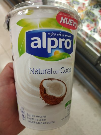 Alpro natural con coco Alpro natural con coco