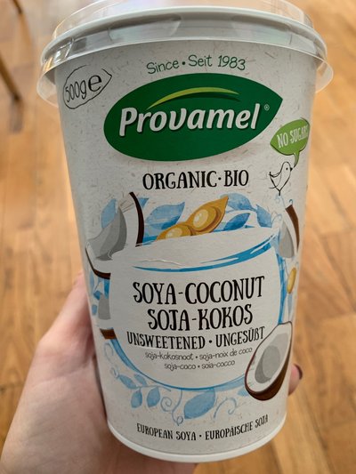 Yogur soja-coco 