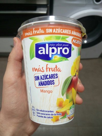 Alpro más fruta mango sin azúcares añadidos Alpro más fruta mango sin azúcares añadidos