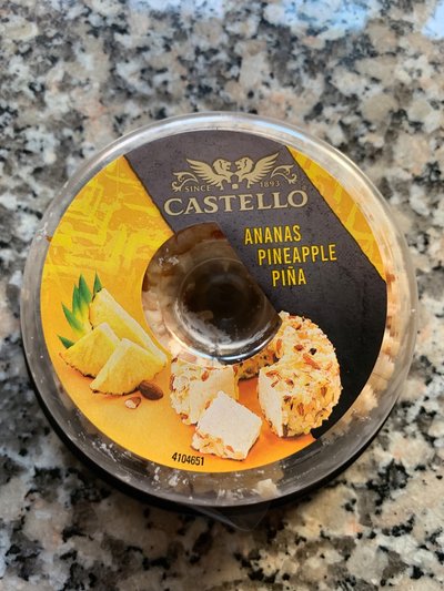 Queso blanco pasteurizado con piña Queso blanco pasteurizado con piña