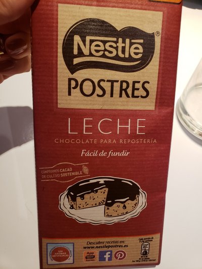 Chocolate con leche para derretir Chocolate con leche para derretir