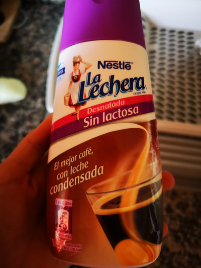 Leche condensada desnatada sin lactosa Leche condensada desnatada sin lactosa