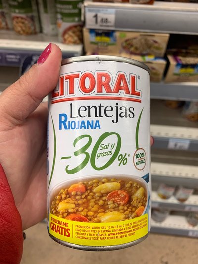 Lentejas riojana Lentejas riojana