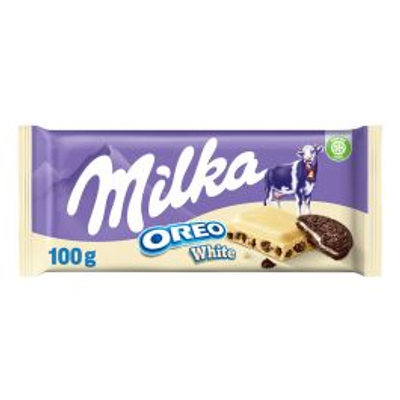 MILKA FIGURA HUECA DE CHOCOLATE CHOCOLATE BLANCO OREO 100GR MILKA FIGURA HUECA DE CHOCOLATE CHOCOLATE BLANCO OREO 100GR