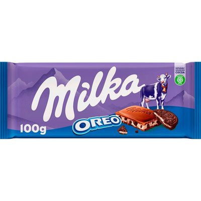 Chocolate Con Leche-oreo Milka, Tableta 100 G Chocolate Con Leche-oreo Milka, Tableta 100 G