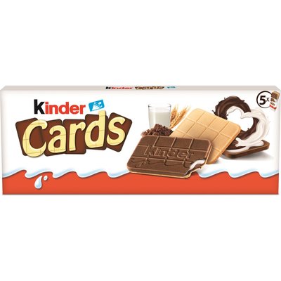 Kinder Cards, Caja De 5 Unidades, 128g Kinder Cards, Caja De 5 Unidades, 128g