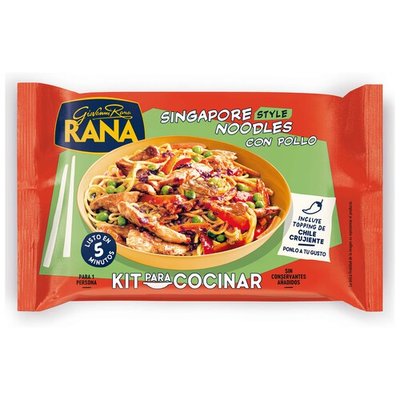 Pasta Fresca Rana Kit Noodles Singapore Con Pollo 400 Grs Pasta Fresca Rana Kit Noodles Singapore Con Pollo 400 Grs