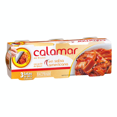 Calamar En Trozos En Salsa Americana Calamar En Trozos En Salsa Americana