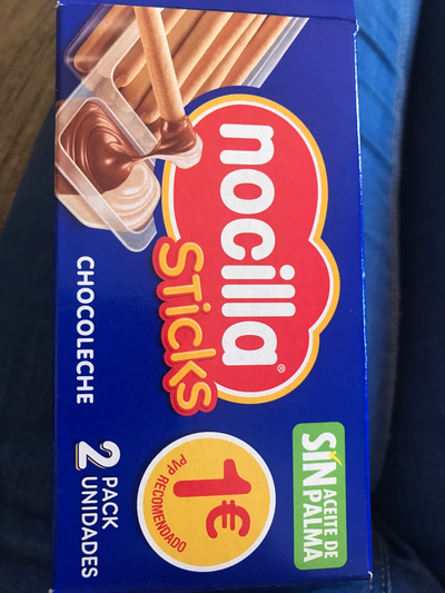 Nocilla chocolate sticks Nocilla chocolate sticks