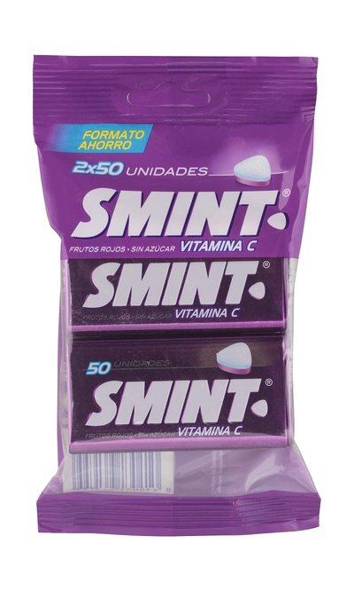 Smint Tin Frutos Rojos, Caramelo Comprimido Sin Azúcar, 2x35 G Smint Tin Frutos Rojos, Caramelo Comprimido Sin Azúcar, 2x35 G