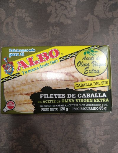 Filetes de caballa en aceite de oliva virgen extra Filetes de caballa en aceite de oliva virgen extra