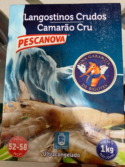 Langostinos crudos Langostinos crudos