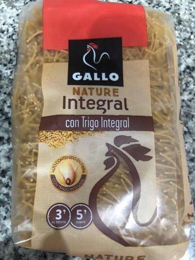 Fideos nature integral Fideos nature integral