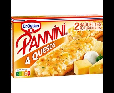Pannini 4 Quesos DR. OETKER 250g Pannini 4 Quesos DR. OETKER 250g