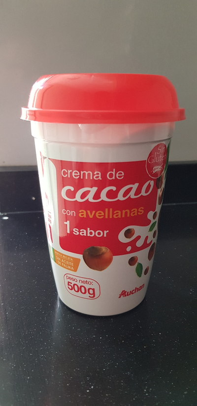 Crema de cacao con avellanas Crema de cacao con avellanas