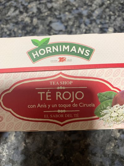 Té rojo con anís Té rojo con anís