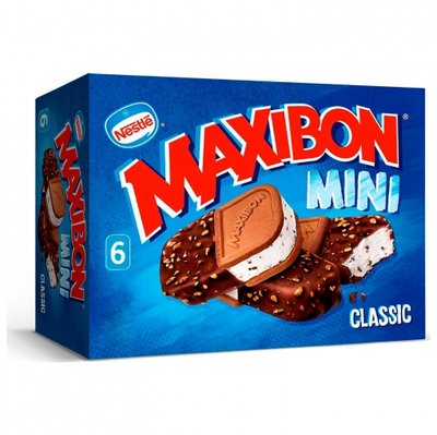 Sandwich Mini De Nata Maxibon Classic Nestlé 6 Ud. Sandwich Mini De Nata Maxibon Classic Nestlé 6 Ud.